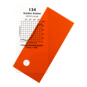 Светофильтр в нарезку #134 Golden Amber (цена за 1м х 1,2м)