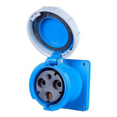 Розетка встраиваемая 125А 220V 1P+N+E IP67 PCE
