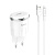 Зарядное устройство HOCO Thunder Power 1xUSB, 2.4A + кабель Apple Lightning 8-pin (белый)